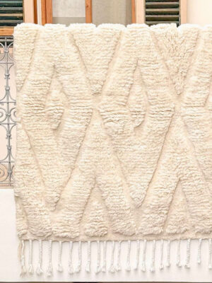 tapis berbère blanc
