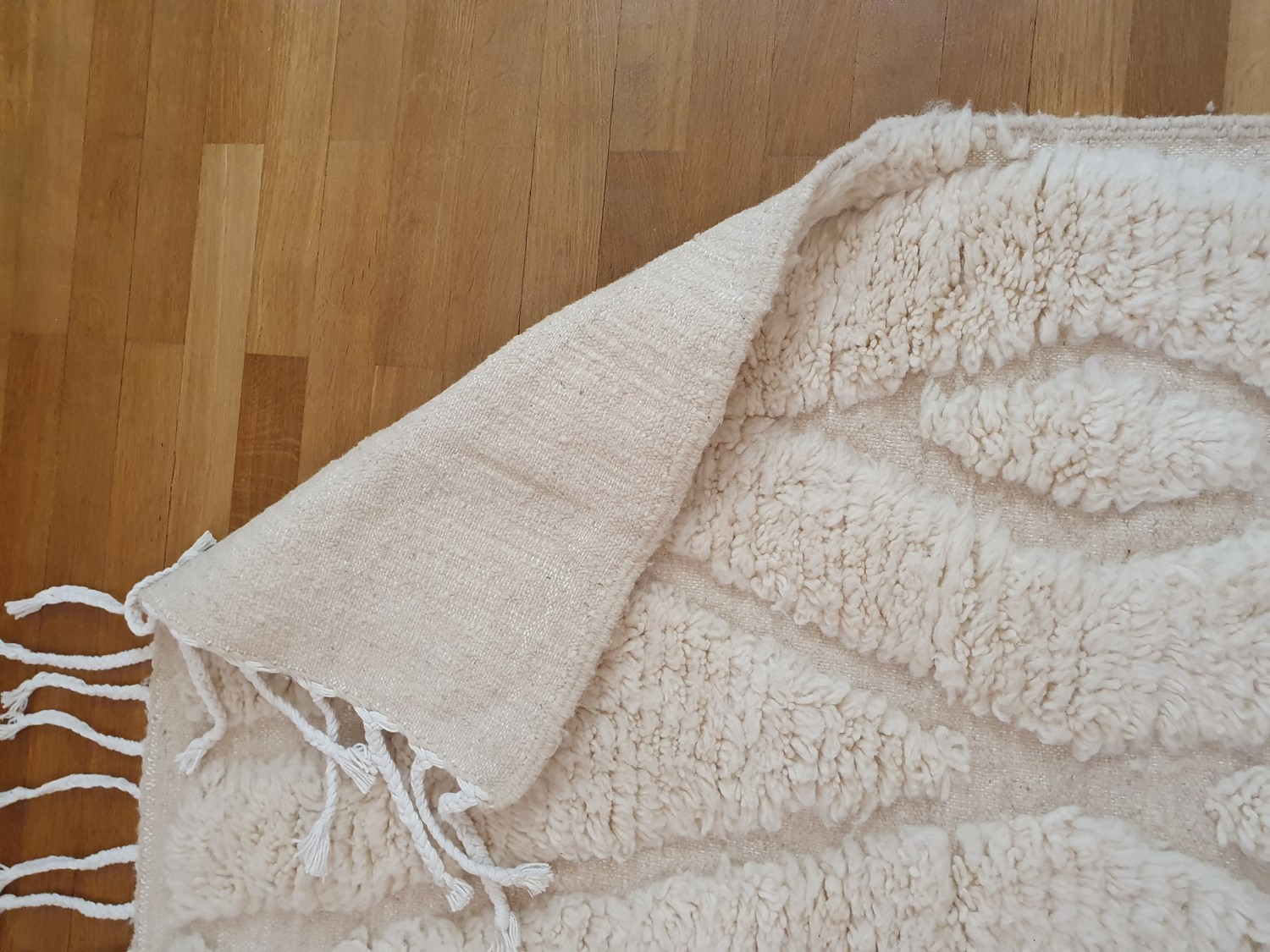 tapis berbère blanc