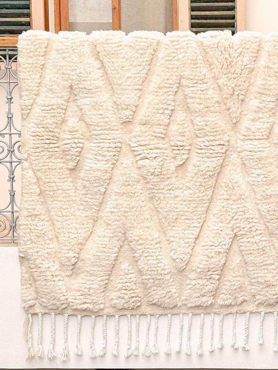 tapis berbère blanc