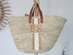 Panier de plage personnalisé