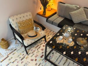 tapis marocain coloré