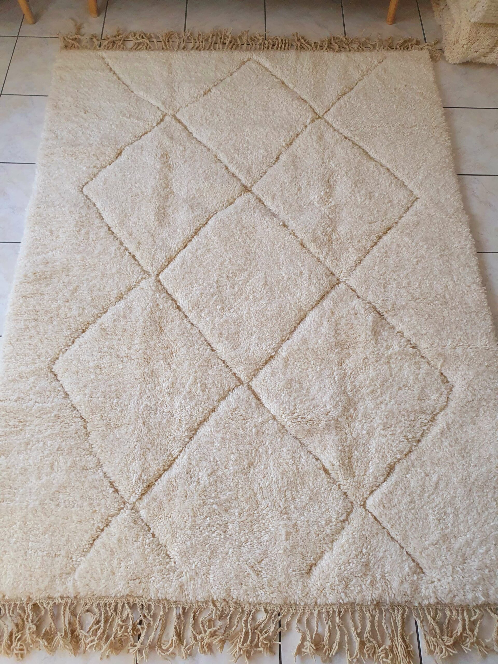 Tapis berbère beige