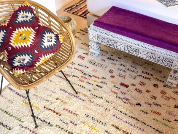 tapis marocain coloré