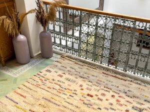 tapis marocain coloré