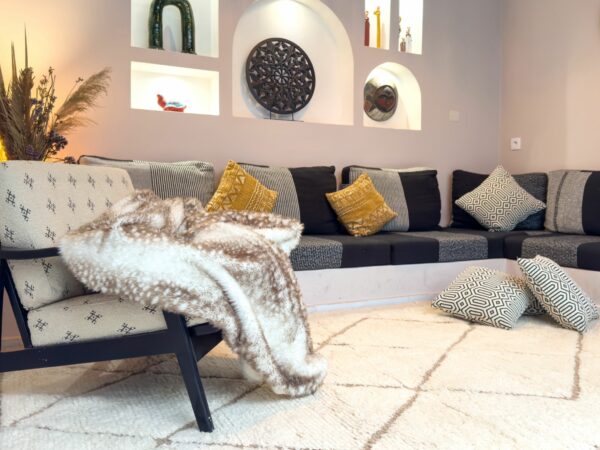 tapis berbère beige