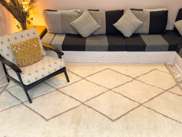 tapis berbère beige