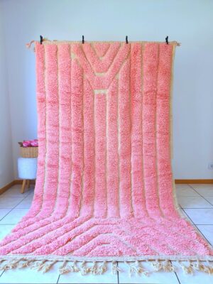 tapis berbère rose