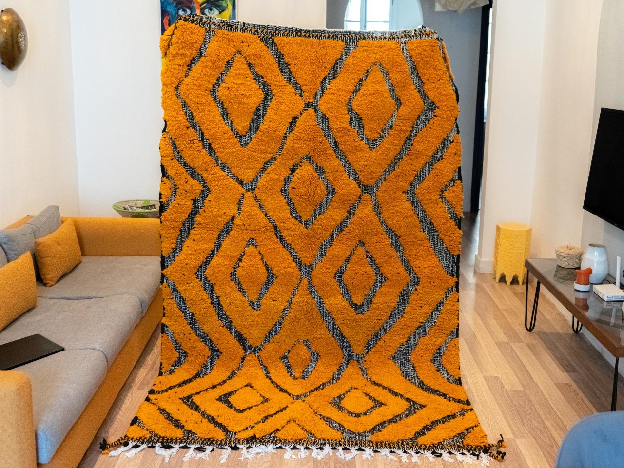 tapis berbère orange