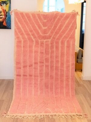 tapis berbère rose