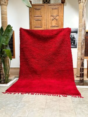 tapis berbère rouge