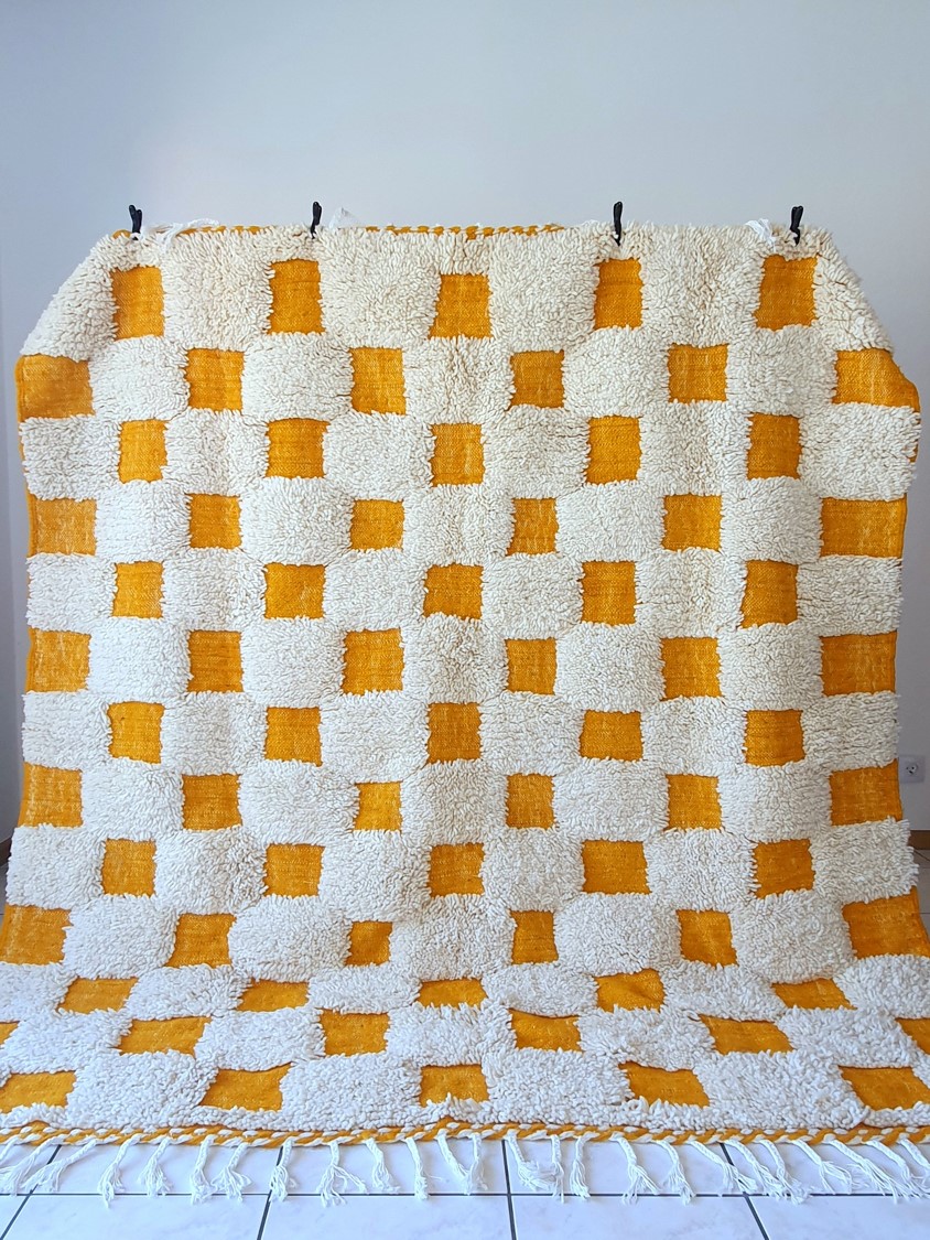 tapis berbère damier